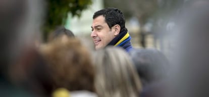 Juan Manuel Moreno Bonilla, en Sevilla.