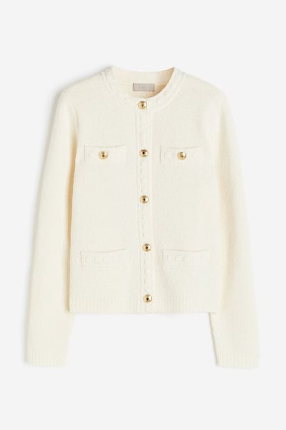 This timeless H&M cardigan has all the elements to become an Old Money-style classic. €49.99/$64.99