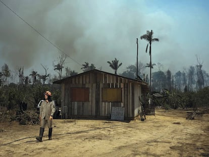 Una granja en el municipio de Cláudia, en el Estado brasileño de Mato Grosso.