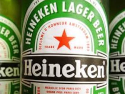 Botellas de Heineken