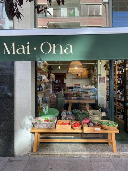 Fachada de la tienda Mai-Ona en Gernika-Lumo, en una imagen proporcionada por el establecimiento.
