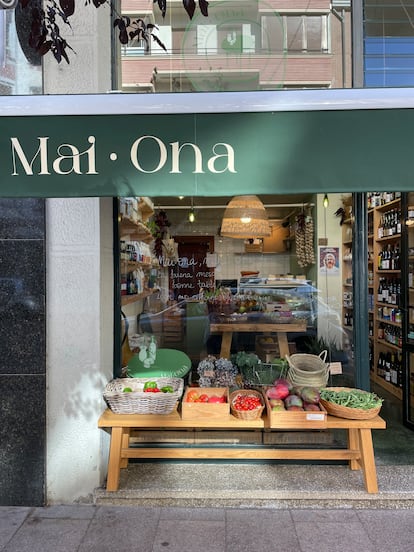 Fachada de la tienda Mai-Ona en Gernika-Lumo, en una imagen proporcionada por el establecimiento.