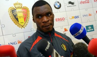 Benteke, el pasado 18 de marzo con la selección de Bélgica.