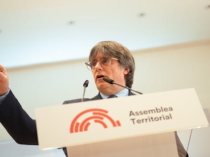 ¿Podrá Puigdemont estar presente en el debate de investidura? Puigdemont podría encabezar la lista de Junts en las elecciones catalanas del 12 de mayo