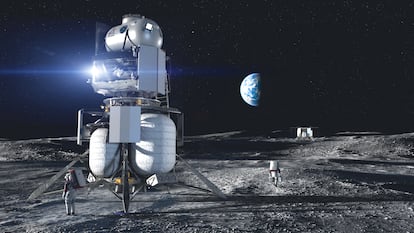 El proyecto de Blue Origin recuerda a los módulos lunares que llevaron a 12 astronautas hasta la Luna.