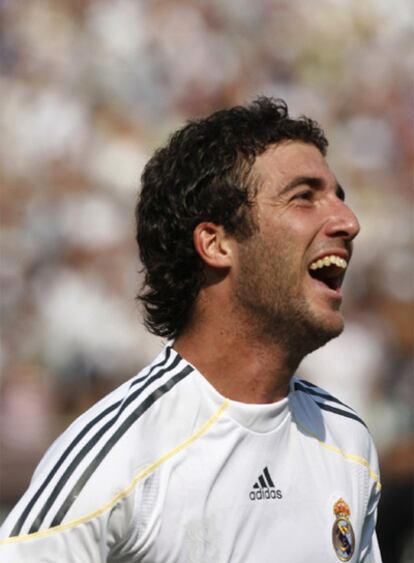 Higuaín celebra un gol al DC United.