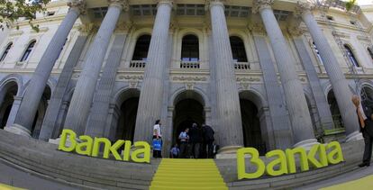 D&iacute;a de la salida a Bolsa de las acciones de Bankia.