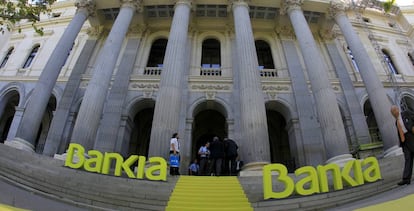 D&iacute;a de la salida a Bolsa de las acciones de Bankia.