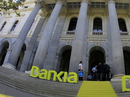 D&iacute;a de la salida a Bolsa de las acciones de Bankia.