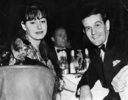 Dorothy Parker y su marido Alan Campbell.