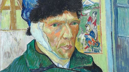 'Autorretrato con la oreja cortada', de Vincent van Gogh.