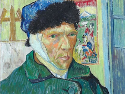 'Autorretrato con la oreja cortada', de Vincent van Gogh.