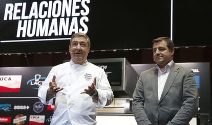 Joan y Josep Roca, ayer durante su ponencia en Asisa Madrid Fusión.