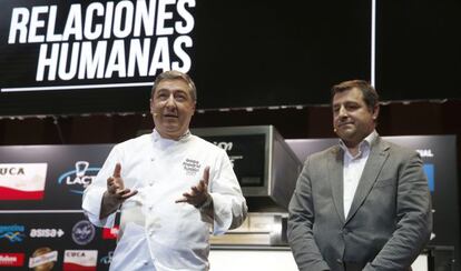 Joan y Josep Roca, ayer durante su ponencia en Asisa Madrid Fusi&oacute;n.