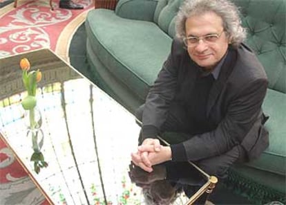 Amin Maalouf, ayer en Madrid.