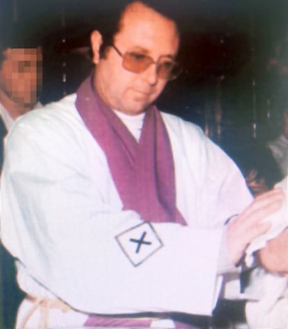 Rafael Medina, cura arrestado en 1986 acusado de abusar de dos niños en Mijas, Málaga, en una imagen de 1978.