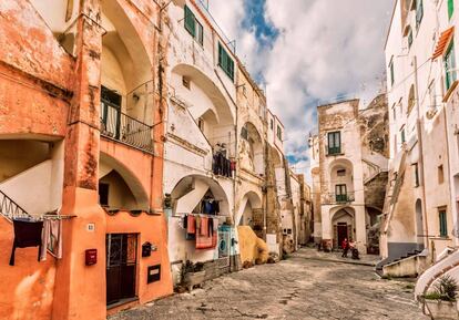 Casale Vascello, antigua ciudadela a los pies de Terra Murata (Procida).