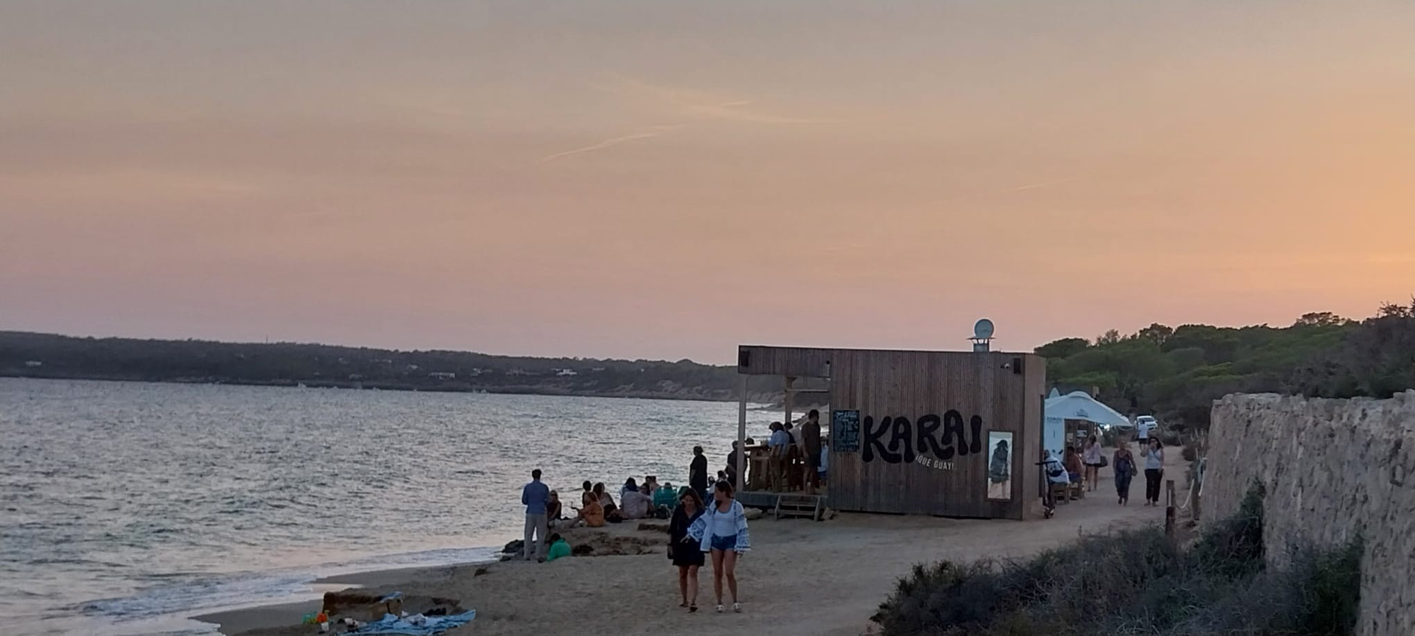 El chiringuito Karai en Formentera.
