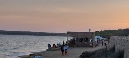 El chiringuito Karai en Formentera.