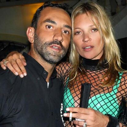 Riccardo Tisci y Kate Moss.