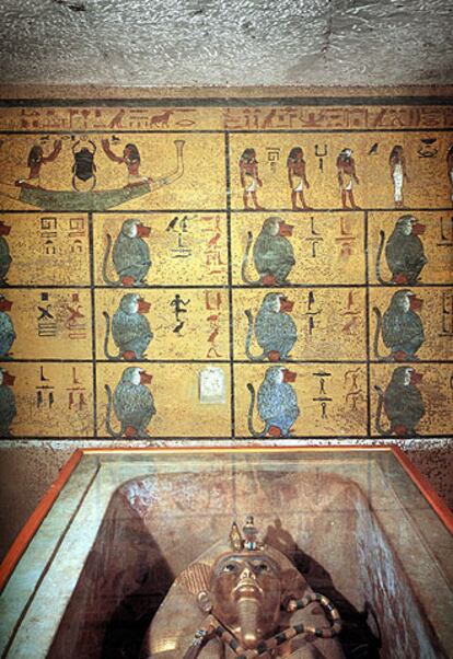 La tumba de Tutankamón, en el Valle de los Reyes.