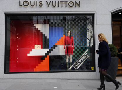 Fachada de la 'boutique' de Louis Vuitton (Serrano, 66).