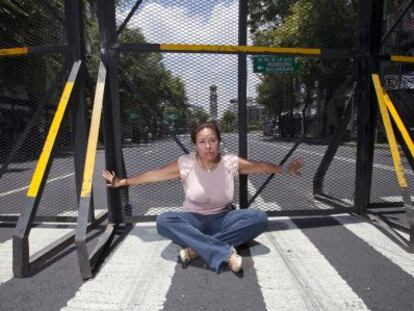 Una madre mexicana se atrinchera para pedir justicia por su hijo desaparecido