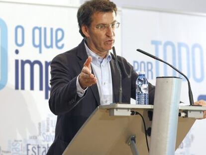 El presidente del PPdeG, Alberto N&uacute;&ntilde;ez Feij&oacute;o.