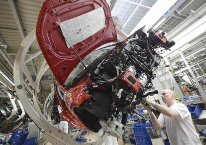 Planta de Volkswagen, en Wolfsburg, que importa muchos de sus componentes. 