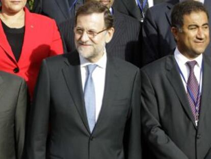 Mariano Rajoy junto a Artur Mas