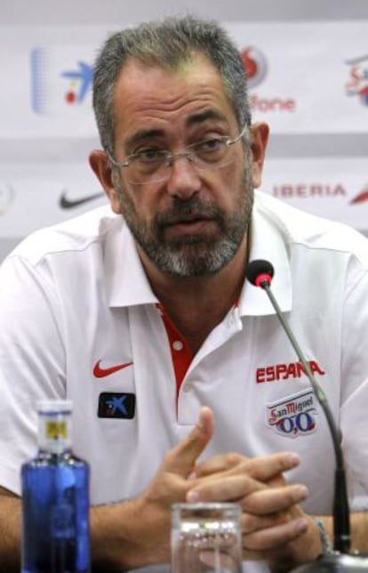 Juan Antonio Orenga, en rueda de prensa.