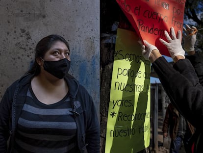 Mulheres migrantes que se tornaram nos olhos e as mãos da Vila 1-11-14, um bairro de Buenos Aires onde o Estado às vezes se mostrou insuficiente ou simplesmente ausente. É um trabalho voluntário em busca reconhecimento ao grito de “Somos essenciais”.<br><br>“A liberdade de informação é um direito inalienável protegido por leis internacionais. O acesso à qualidade informativa evita o caos e a desproteção gerados pela propaganda e a manipulação. Uma informação de qualidade permite instituições mais transparentes e exerce um efeito multiplicador de outros direitos. Mas a liberdade de informação foi dilapidada e destruída em vários países, como relatam vários dos fotógrafos e fotógrafas que participam deste projeto documental”, diz o prólogo desse livro coletivo.<br>