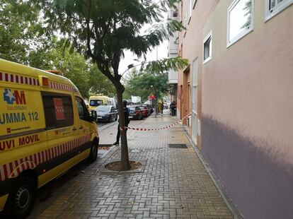 Trabajos de agnetes en la zona.