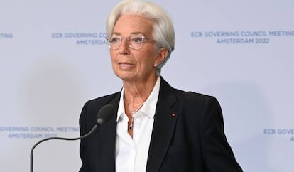 Christine Lagarde, presidenta del BCE.