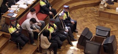 Juicio por el crimen de la calle Santaló de Barcelona.