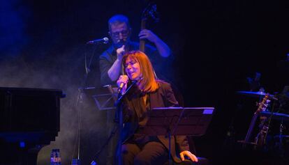 Maria del Mar Bonet, en el concert als Lluïsos d'Horta.