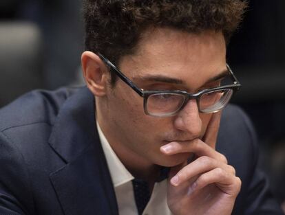 Fabiano Caruana, al inicio del desempate