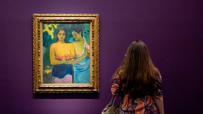 'Deux femmes tahitiennes', de Gaugin, expuesto en el MASP.