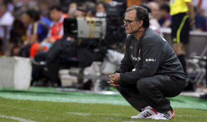 Bielsa, en un momento del partido.