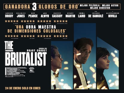 Cartel promocional de la película 'The Brutalist'.