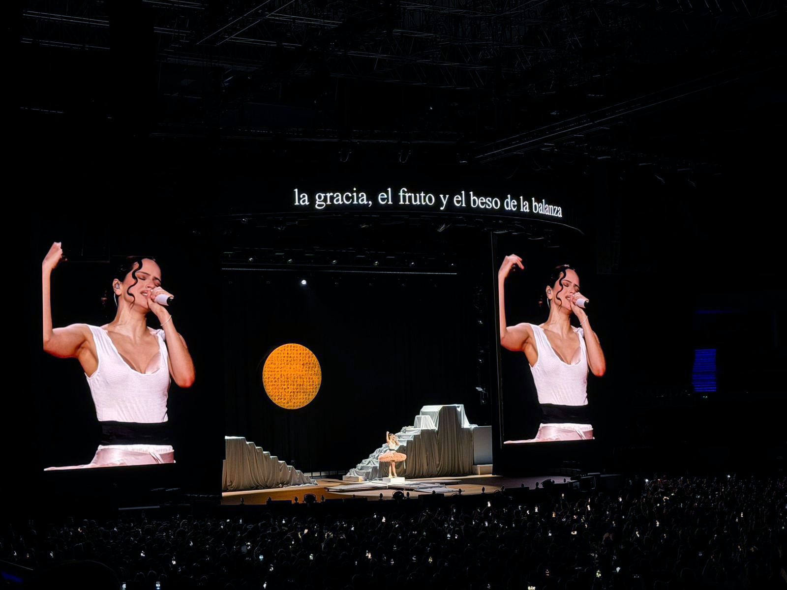 Concierto de Rosalía del 'Lux Tour' en el Movistar Arena de Madrid el 30 de marzo de 2026.