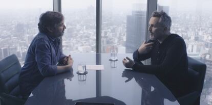 Jordi Évole y Miguel Bosé, en Lo de Évole, emitido en La Sexta
