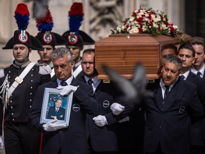 Funeral de Silvio Berlusconi en Milán.