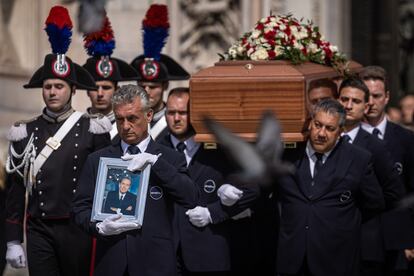 Funeral de Silvio Berlusconi en Milán.