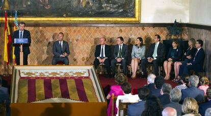 Acto del 775 aniversario del Reino de Valencia en el monasterio de El Puig.