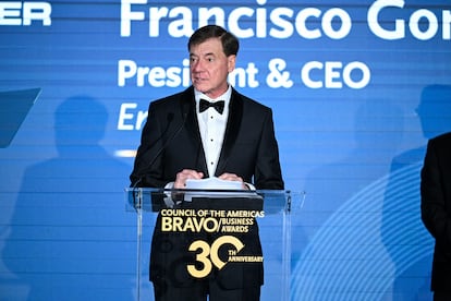 Francisco Gomes Neto durante la gala de premios BRAVO.
