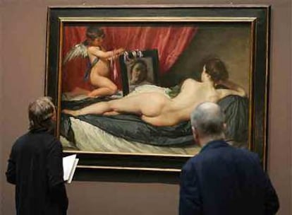 <i>La Venus del espejo, </i>una de las obras de la National Gallery que destacan en la exposición y que viajará al Prado.