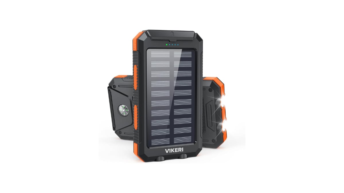 El cargador solar para tus escapadas.