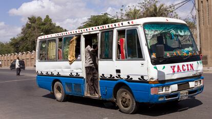 Servicio de transporte público en Djibouti.