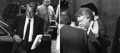 Adolfo Suárez y Felipe González llegan a declarar, respectivamente, a la Audiencia Nacional y al Tribunal Supremo.